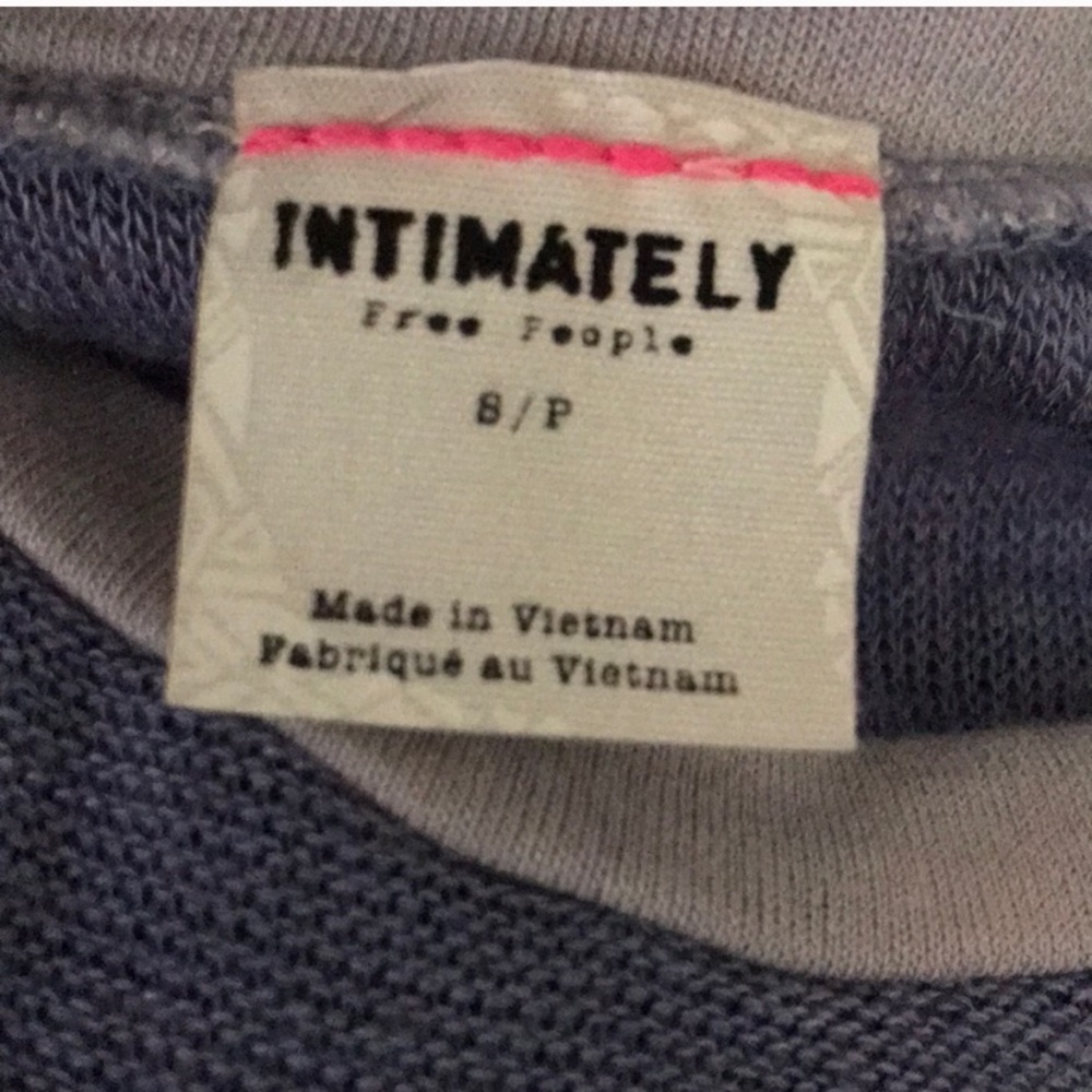 Free People Intimately Free Blue Weekend Top - Picture 7 of 7